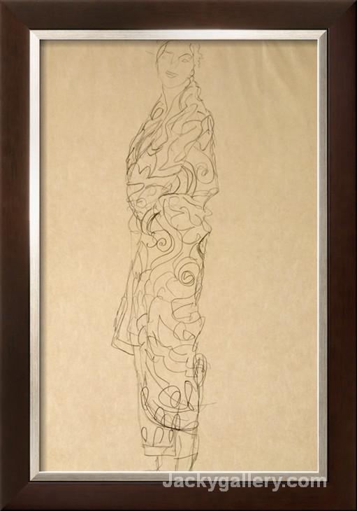 Woman in a Kimono by Gustav Klimt paintings reproduction